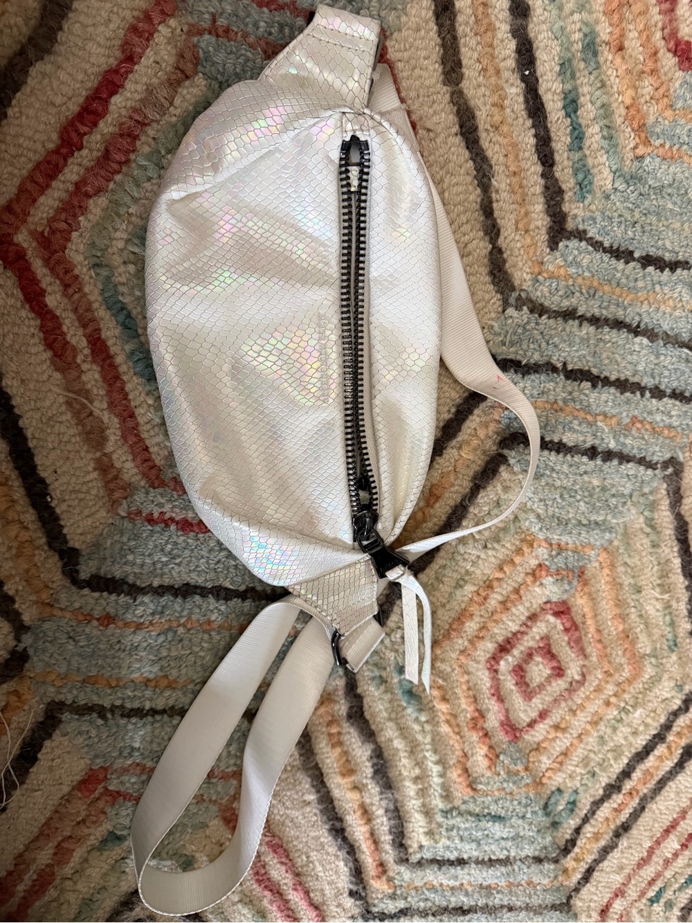 Aimee Kestenberg Iridescent White Women's Belt Bag